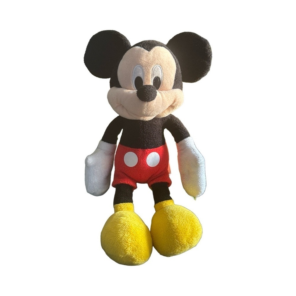 Disney Mickey Mouse Plush - Black, Red, Yellow